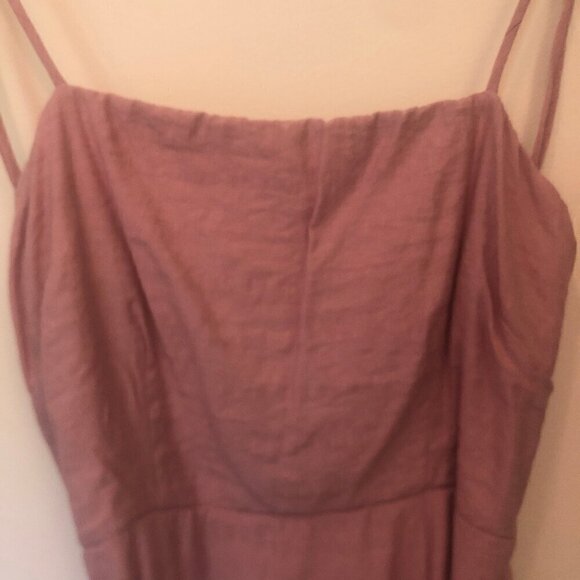 Hello Molly Top It Off dusty pink faux wrap dress sz M - Picture 7 of 16